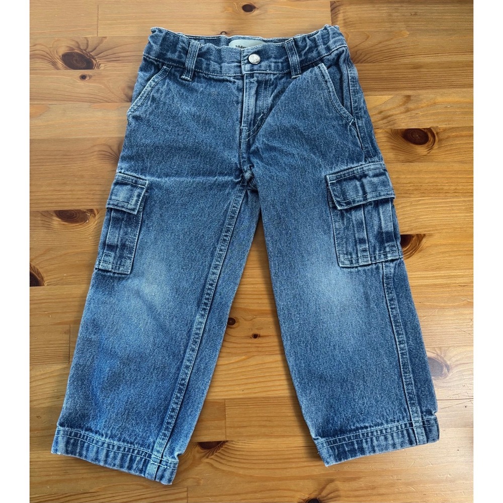 Vintage Levi's Workwear Toddler Regular Cargo Denim Jeans Size 3T